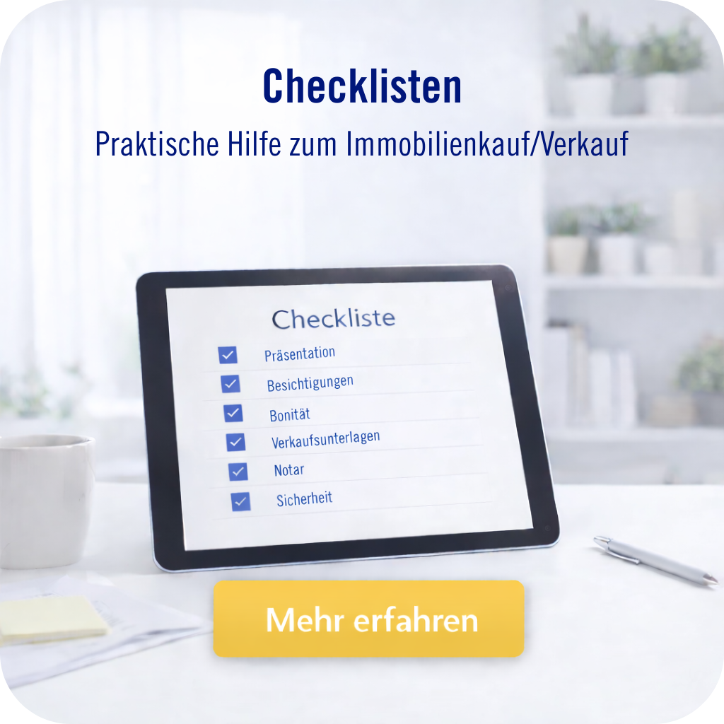 Checklisten Praktische Hilfe beim Immobilienkauf und Verkauf